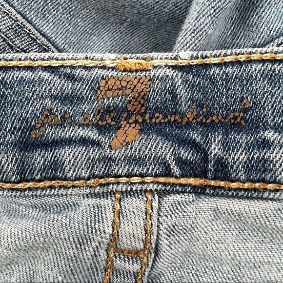 7 For All Mankind Skinny Leg Jeans Size 28 Women’s - Picture 7 of 8